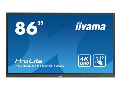 Iiyama LED-Display ProLite TE8602MIS-B1AG - 217.4 cm (86") - 3840 x 2160 4K Ultra HD_thumb