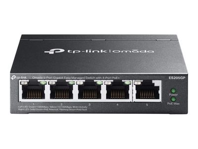 TP-Link Omada ES205GP V1 - Switch - 5 Anschlüsse - managed_thumb