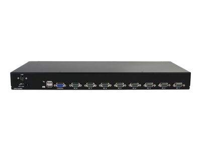 StarTech.com 8-Port USB KVM Swith with OSD - TAA Compliant - 1U Rack Mountable VGA KVM Switch (SV831DUSBU) - KVM switch - 8 ports_3