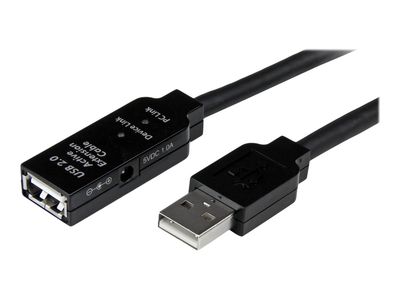 StarTech.com 15m USB 2.0 Repeater Kabel - Aktives USB Verlängerungskabel mit Signalverstärker - 1 x USB Stecker/ 1 x USB Buchse - USB-Verlängerungskabel - USB bis USB - 15 m_1