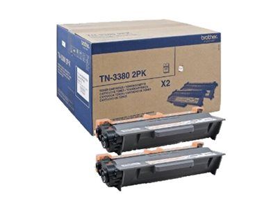 Brother toner cartridge TN3380 2PK - 2-pack - black_thumb