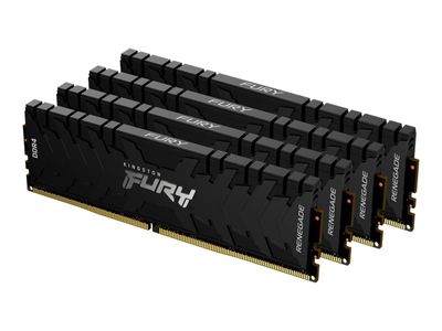 Kingston FURY Renegade - DDR4 - Kit - 32 GB: 4 x 8 GB - DIMM 288-PIN - 3200 MHz / PC4-25600 - ungepuffert_thumb