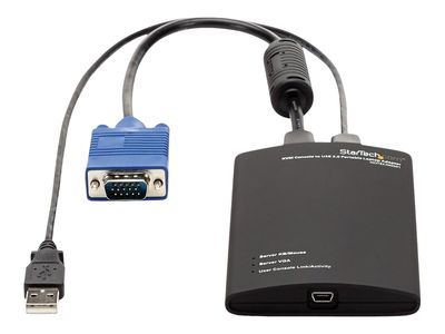 StarTech.com Crash Cart Adapter - 1920 x 1200 - Portable Laptop USB 2.0 to KVM Console (NOTECONS01) - KVM switch - 1 ports_3