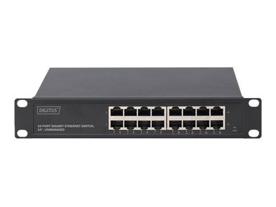 DIGITUS DN-80115 - switch - 16 ports - unmanaged - rack-mountable_2