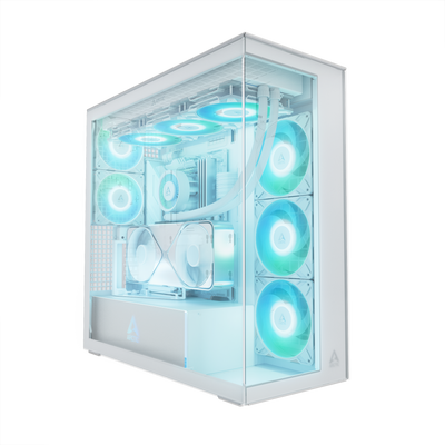 Case Arctic Xtender Vert.GPU White/Tinted Glass_thumb