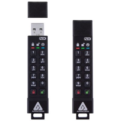 Apricorn USB-Stick Aegis Secure Key 3NX - USB 3.2 Gen 1 - 128 GB - Schwarz_2