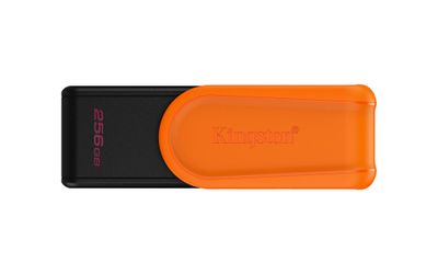 Kingston USB flash drive DataTraveler Exodia S - USB 3.2 Gen 1 - 256 GB - black/orange_thumb