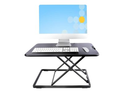 StarTech.com Standing Desk Converter for Laptop, Supports up to 8kg (17.6lb), Height Adjustable Laptop Riser w/ Slim Design, Table Top Sit Stand Desk Converter for Home Office - Rising Stand Up Desk Platform (LAPTOP-SIT-STAND) - standing desk converter -_thumb