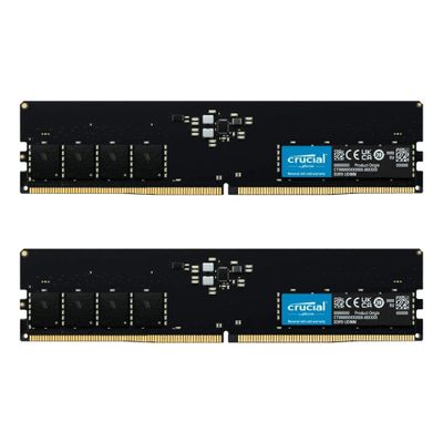 Crucial RAM CT2K16G48C40U5 - 32 GB (2 x 16 GB Kit) - DDR5 4800 UDIMM CL40_thumb