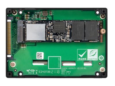 QNAP QDA-UMP4 - interface adapter - PCIe 4.0 x4 (NVMe) - U.2_3