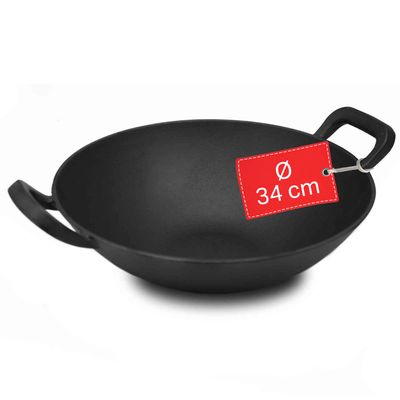 FireRocket Gusseisen Wok Ø 34cm_thumb