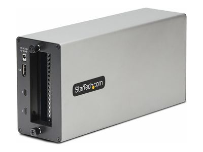 StarTech.com Thunderbolt 3 PCIe Expansion Chassis, Enclosure Box W/Dual PCI-E Slots, External PCIe Slots for Laptops/Desktops/All-In-Ones, 8K/4K Output Via TB3/DP 1.4 Ports - For PCI Express Cards (2TBT3-PCIE-ENCLOSURE) - system bus extender - DP - TAA Co_4