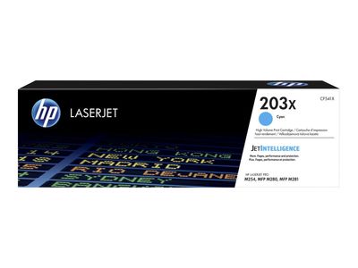 HP LaserJet Tonerpatrone (CF541X) 203X - Cyan_thumb
