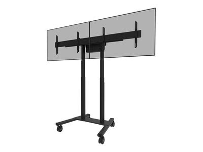 Neomounts ADM-875BL2 Montagekomponente - fein einstellbar - für 2 LCD-/Plasma-Konsolen - Schwarz_4