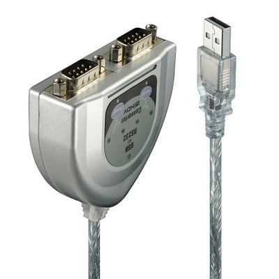 Lindy 42889 Serien-Kabel Silber 0,6 m USB Typ-A DB-9_thumb