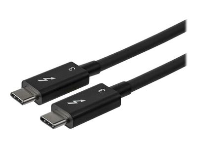 StarTech.com 0.8m/2.7ft Thunderbolt 3 to Thunderbolt 3 Cable - 40Gbps - Certified TB3 - USB C Compatible - Active - 100W PD (TBLT34MM80CM) - Thunderbolt cable - 80 cm_8