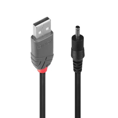 Lindy 70266 Stromkabel Schwarz 1,5 m USB A_thumb