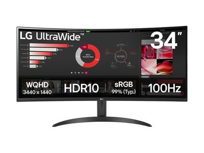 LG UltraWide 34WR50QK-B - LED monitor - curved - 34" - HDR_thumb