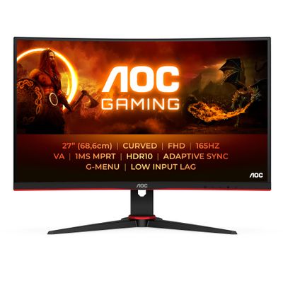 AOC Curved Gaming Monitor G2 C27G2E - 68.6 cm (27") - 1920 x 1080 Full HD_thumb