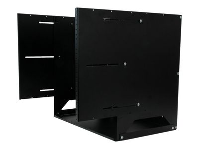 StarTech.com 8U Open Frame Wall Mount Network Rack w/ Built in Shelf - 2-Post Adjustable Depth (12" to 18") Equipment Rack - 75.2lbs (WALLSHELF8U) - rack (wall mount) - 8U_3