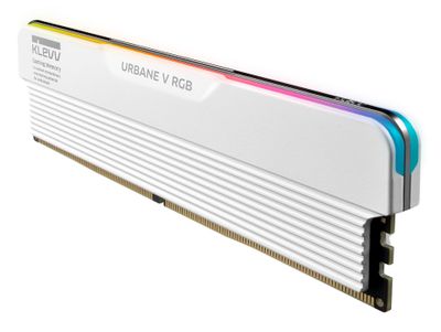Klevv 32GB (2X16GB) 6000MHz CL28 DDR5 GAMING RAM MODULE 28-36-36-76 1.4V URBANE V RGB WHITE KIT_5