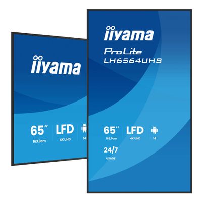 iiyama LED-Display ProLite LH6564UHS-B1AG - 165 cm (65") - 3840 x 2160 4K_2