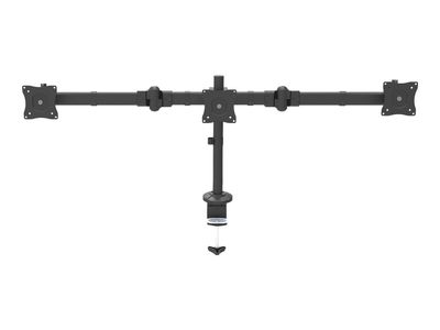 StarTech.com Desk Mount Triple Monitor Arm - 3 VESA 27" Displays - Ergonomic Height Adjustable Articulating Pole Mount - Clamp/Grommet (ARMTRIO) - adjustable arm_2