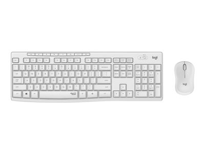 Logitech silent Keyboard and Mouse Set MK295 - QWERTY - White_4