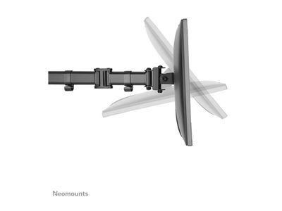 Neomounts NM-D135D3 mounting kit - full-motion - for 3 LCD displays - black_8