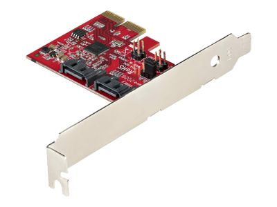 StarTech.com 2 Port PCIe SATA RAID Kontroller - PCIe SATA hardware RAID Controller - PCIe Festplatten/SSD RAID Controller/Karte - Full/Low Profil Blende - ASM1062R SATA RAID (2P6GR-PCIE-SATA-CARD) - Speicher-Controller - SATA 6Gb/s - PCIe 2.0 x2_3