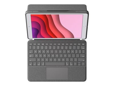 Logitech Combo Touch - keyboard and folio case - with trackpad - QWERTZ - German - graphite_2