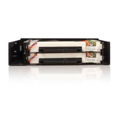 StarTech.com 2 Drive 2.5in Trayless Hot Swap SATA Mobile Rack Backplane - Dual Drive SATA Mobile Rack Enclosure for 3.5 HDD (HSB220SAT25B) - storage bay adapter_6