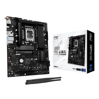 ASRock B860 Pro-A WiFi - Motherboard - micro ATX - LGA1851-Sockel - B860_thumb