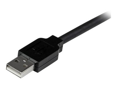 StarTech.com 5m USB 2.0 Active Extension Cable M/F - 5 meter USB A Male to USB A Female USB 2.0 Repeater / Extender Cable - Black - 15ft (USB2AAEXT5M) - USB extension cable - USB to USB - 5 m_3