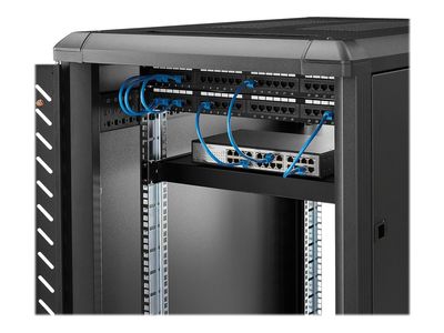 StarTech.com 1U Adjustable Server Rack Mount Shelf - 175lbs - 19.5 to 38in Deep Universal Tray for 19" AV, Data & Network Equipment Rack (ADJSHELFHD) rack shelf - 1U_8