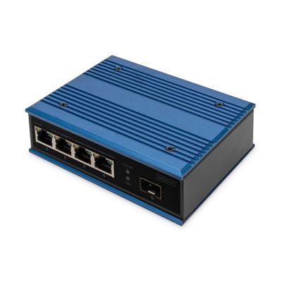 DIGITUS Industrial Ethernet Switch - 5 Ports - 4x Base-Tx (10/100) - 1x Base-Fx (100) SFP - PoE_2