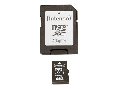 Intenso Premium - flash memory card - 64 GB - microSDXC UHS-I_thumb