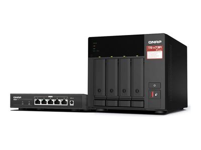 QNAP TS-473A - NAS-Server - mit QSW-1105-5T Switch_thumb