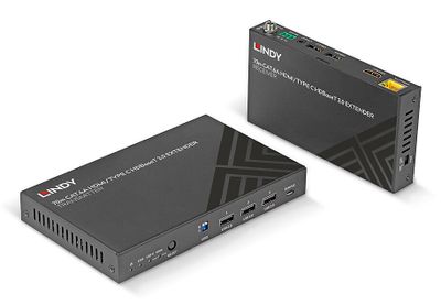 Lindy 38346 Audio-/Video-Leistungsverstärker AV-Sender & -Empfänger Schwarz_thumb