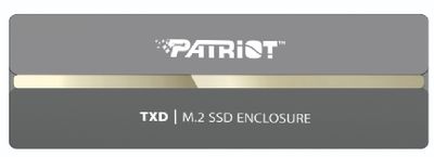 Patriot Memory TXD PCIe M.2 2280 USB 3.2 Gen2 SSD ENCLOSURE SSD-Gehäuse Silber_thumb