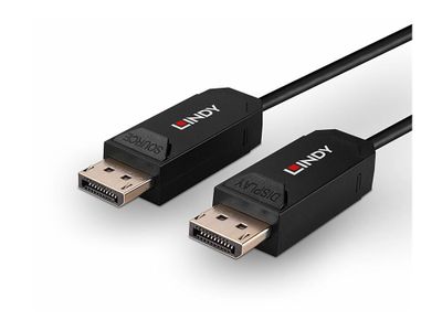 Cable Lindy Fibre Optic Hybrid DP 2.0 30m Black_2