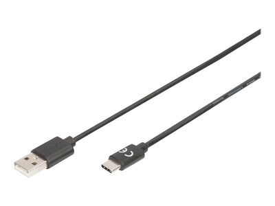 DIGITUS USB cable AK-300154-010-S - USB-A / USB-C - 1 m_2