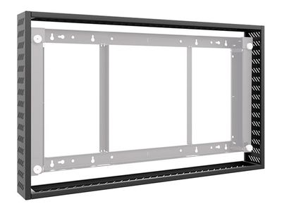 HAGOR Montagekomponente - für Flachbildschirm - Schwarz, RAL 9005_1
