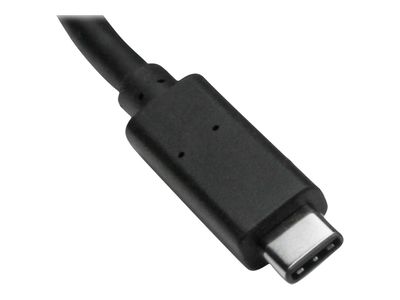 StarTech.com 3 Port USB C Hub with Ethernet - USB-C to 3x USB-A w/ Power Adapter & Gigabit Ethernet - Thunderbolt 3 Compatible - USB C Network Adapter (HB30C3A1GE) - hub - 3 ports_5