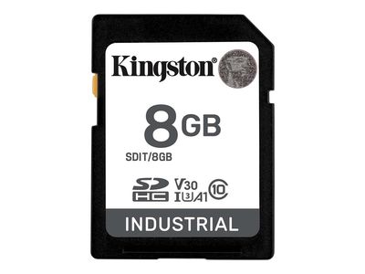 Kingston Industrial - flash memory card - 8 GB - microSDHC UHS-I_thumb