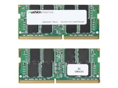 Mushkin Essentials - DDR4 - Kit - 16 GB: 2 x 8 GB - SO DIMM 260-PIN - 2666 MHz / PC4-19200_thumb