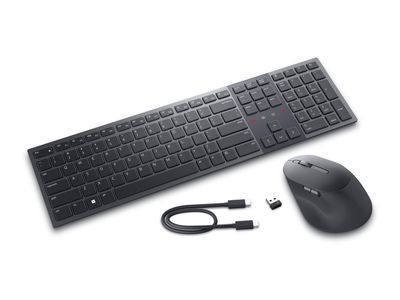 Dell Keyboard and Mouse for  Collaborations Premier KM900 - UK Layout - Graphite_3