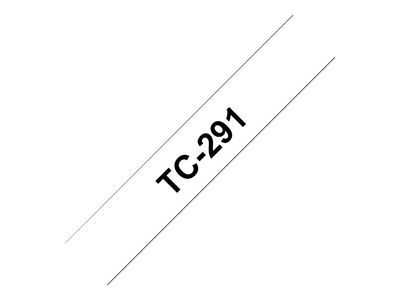 Brother laminated tape - Black, white_thumb