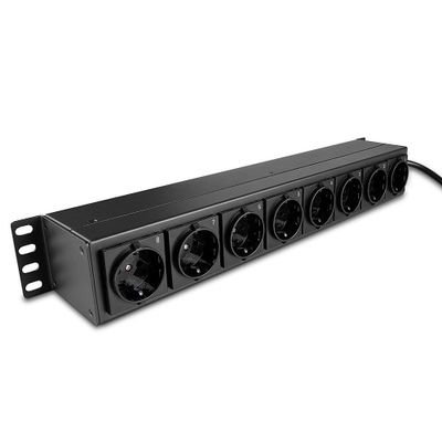 Lindy 73025 Stromverteilereinheit (PDU) 8 AC-Ausgänge 1.5U Schwarz_thumb