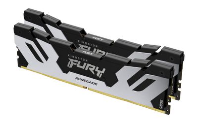 Kingston RAM FURY Renegade Silver - 96 GB (2 x 48 GB Kit) - DDR5 6400 DIMM CL32_thumb